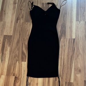 Chic Black Midi Dress